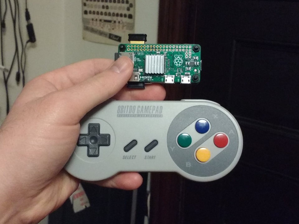 Raspberry Pi Zero and 8bitdo SFC30 Controller